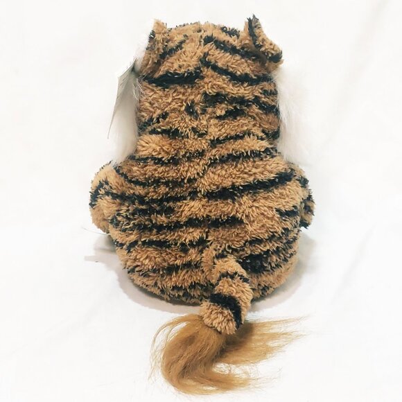 Russ Tiger Cat Plush Stuffed Animal Orange Black 9" - Picture 3 of 9